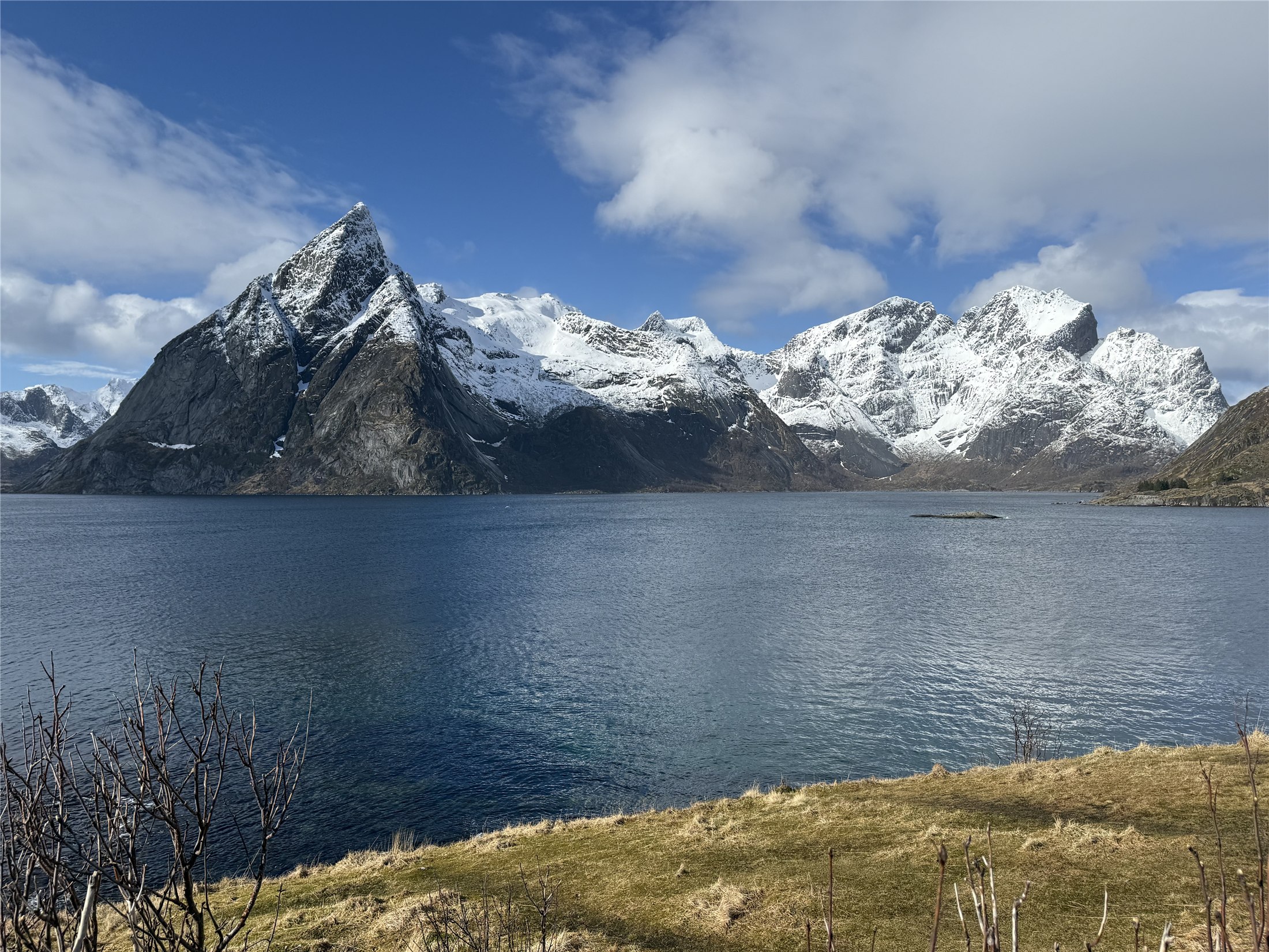 Coastal landscape near Å in Lofoten