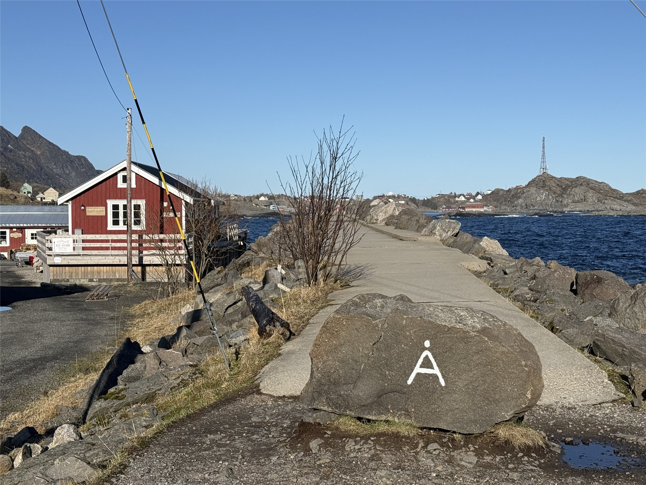 Marker for Å in Lofoten