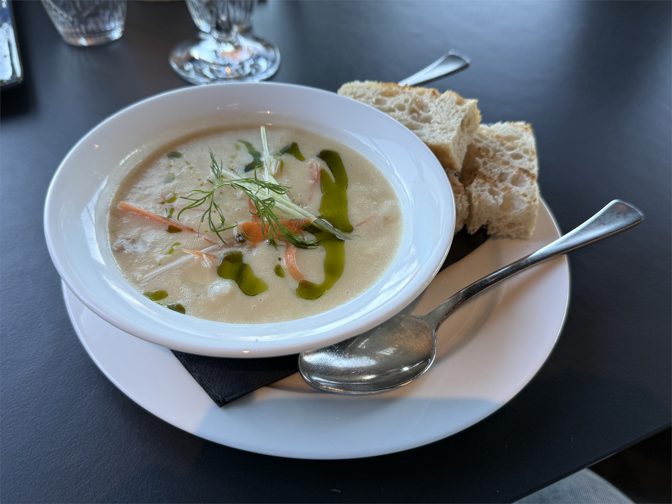Fish soup at Maren Anna