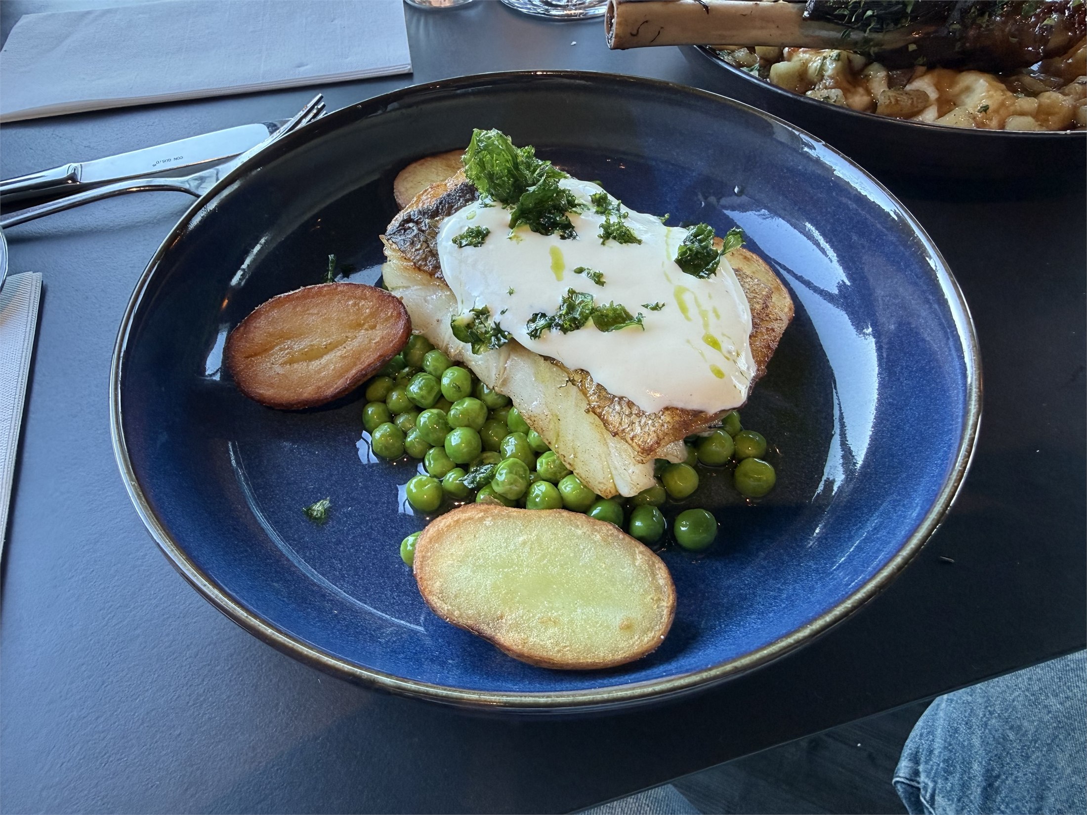 Fish dish at Maren Anna