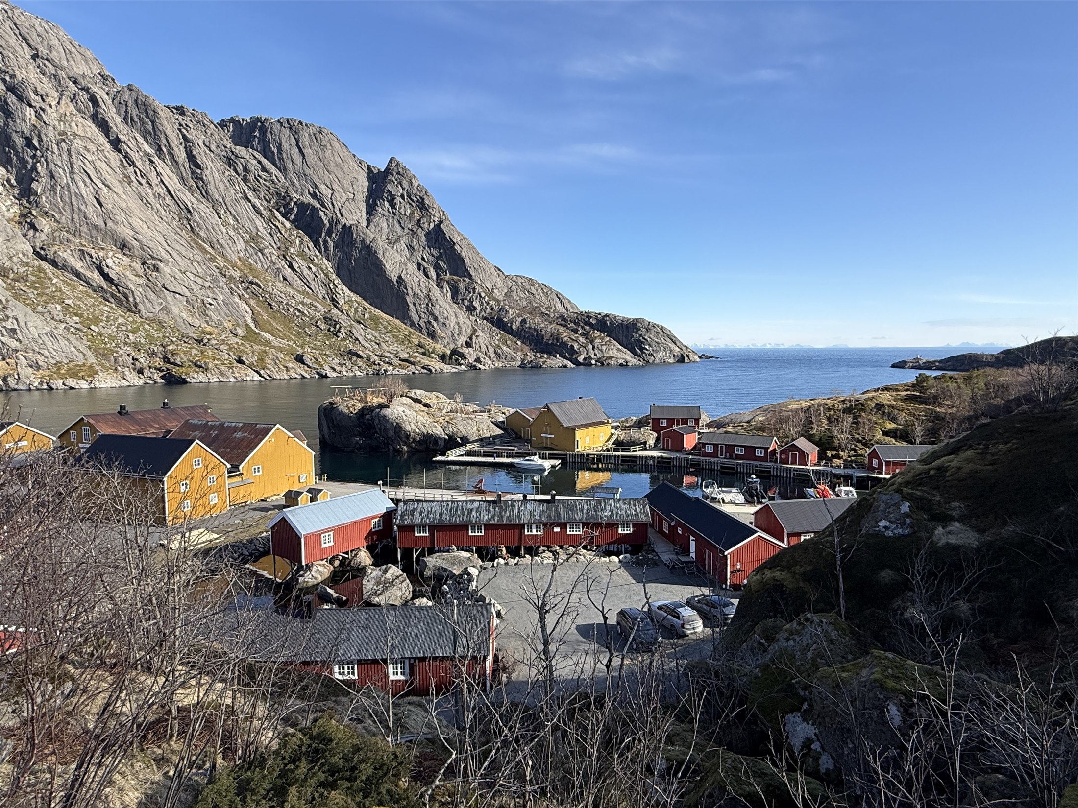 Nusfjord fishing village in Lofoten