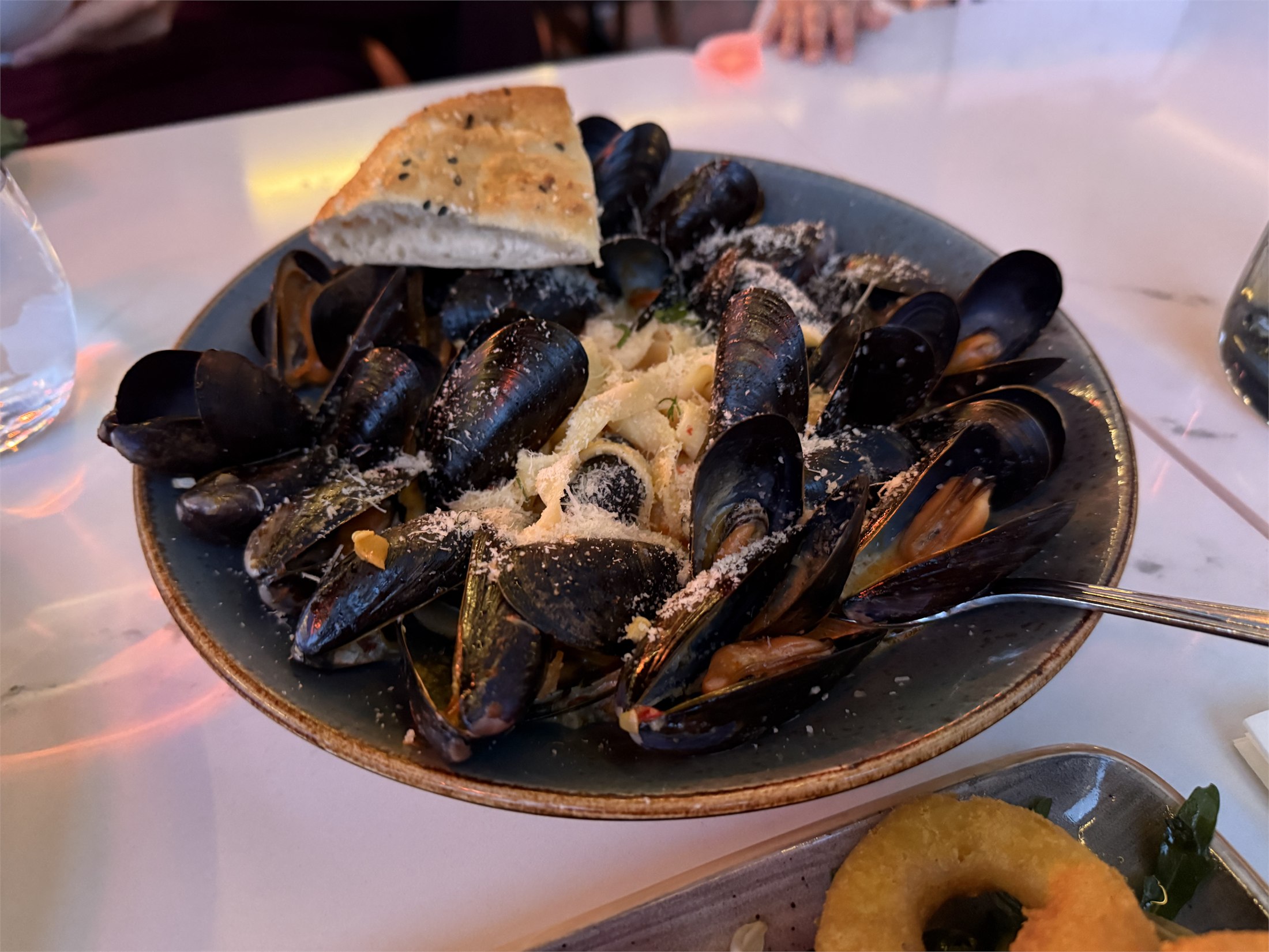 Mussels at Seaport Restaurant