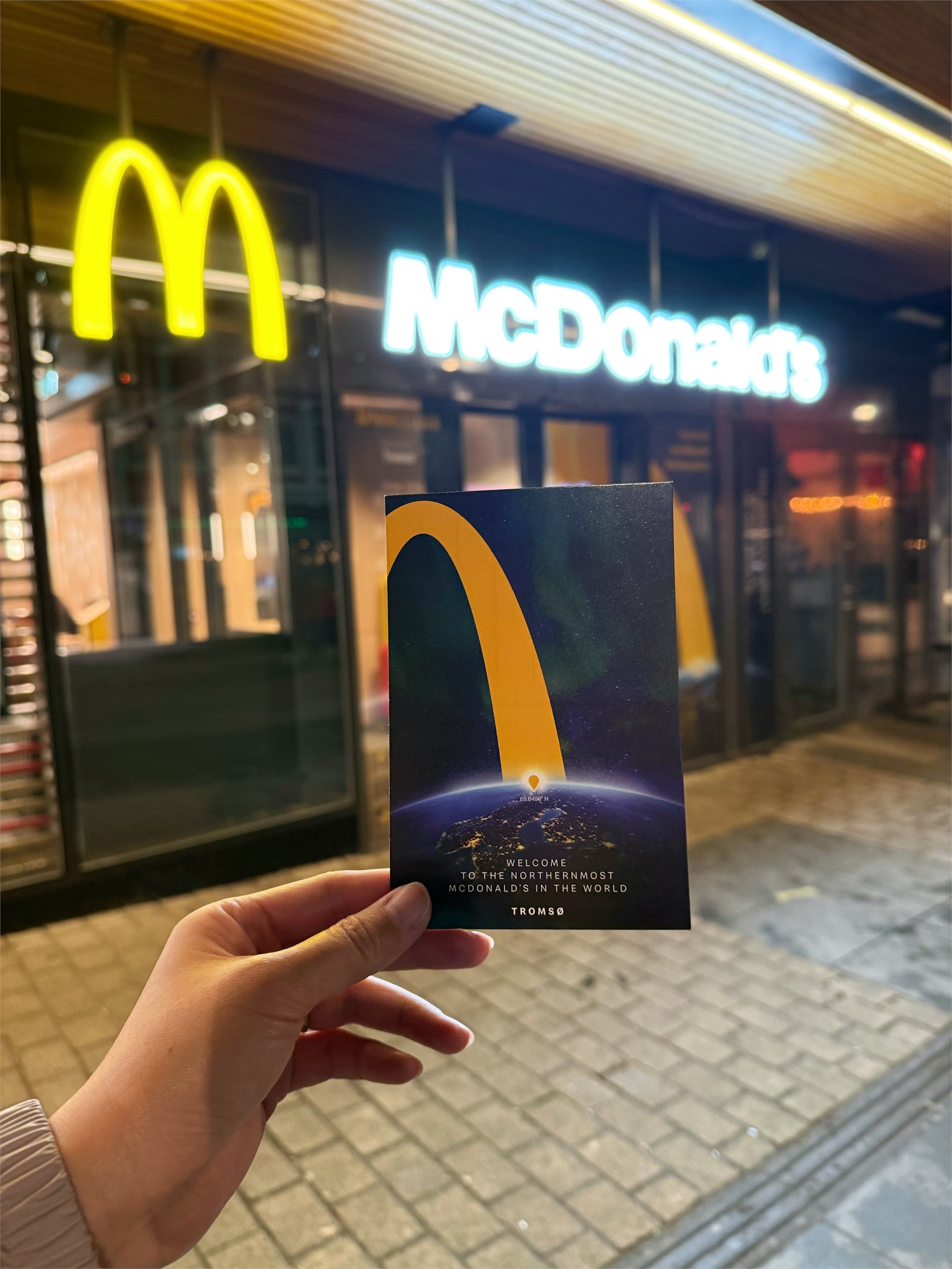 Northernmost McDonald's in Tromsø