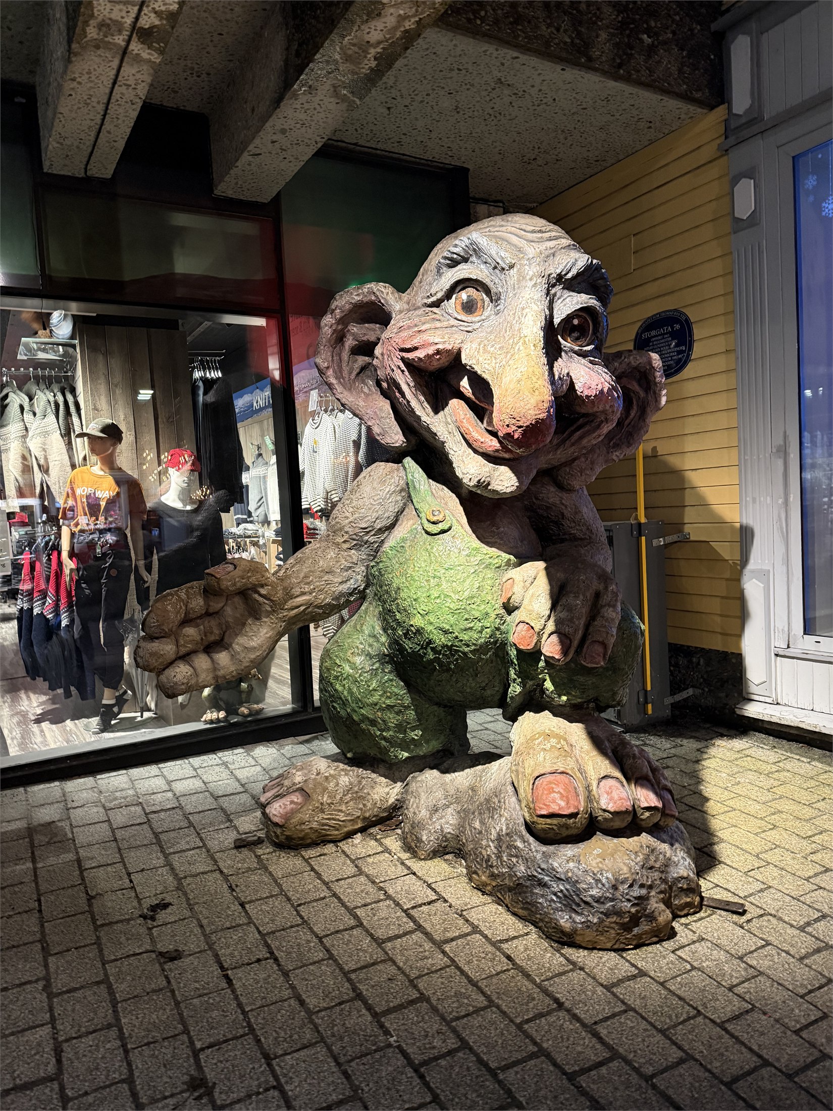 Troll statue in Tromsø